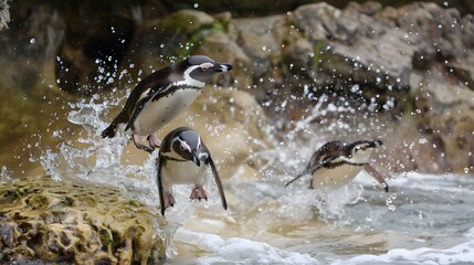 Fototapeta premium Neuseeland Oamaru Pinguin Strand. 
