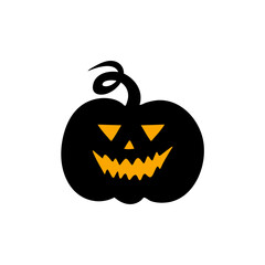 Black Halloween Pumpkin 