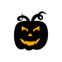 Black Halloween Pumpkin 
