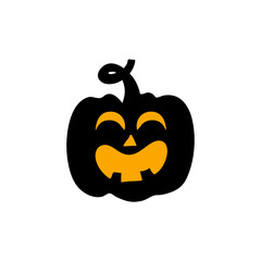 Black Halloween Pumpkin 