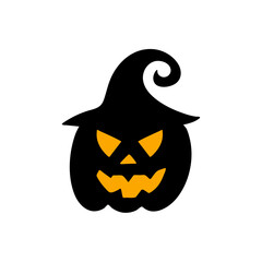 Black Halloween Pumpkin 