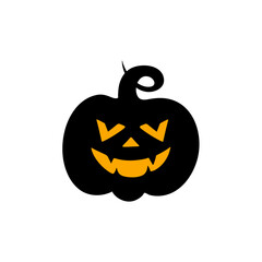 Black Halloween Pumpkin 