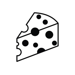 Cheese vector icon