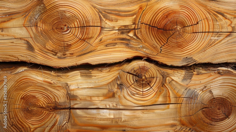 Poster a wooden surface with a lot of holes and grooves. the wood appears to be old and weathered, giving t
