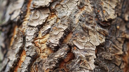 Close up of dry bark for texture not suitable for text background