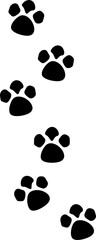 Fototapeta premium Cat Footprints