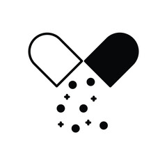 Vitamins vector icon