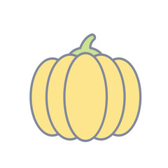 Pumpkin vector icon