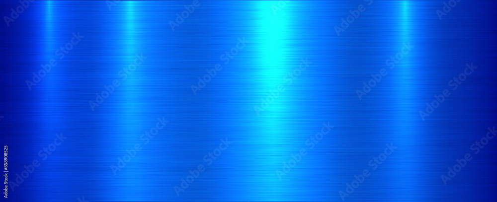 Canvas Prints blue brushed metal texture background, shiny lustrous metallic 3d background.