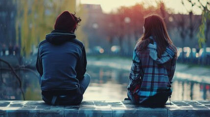 Imagine a heartfelt apology between two friends, the relief and happiness of mending a broken relationship and finding forgiveness.