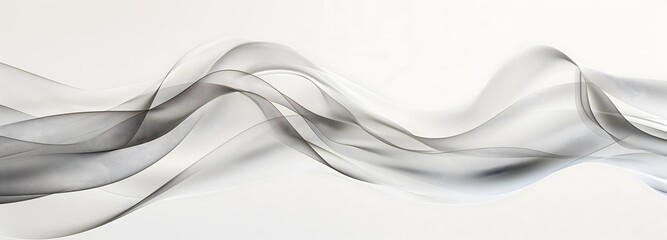 3. Design a sophisticated artwork illustrating the concept of dynamic shapes in contemporary design, characterized by fluid curves, sharp angles, and intersecting lines that create a sense of motion