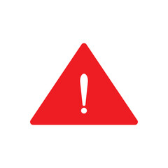 Warning icon. The attention icon. Danger symbol. Alert icon