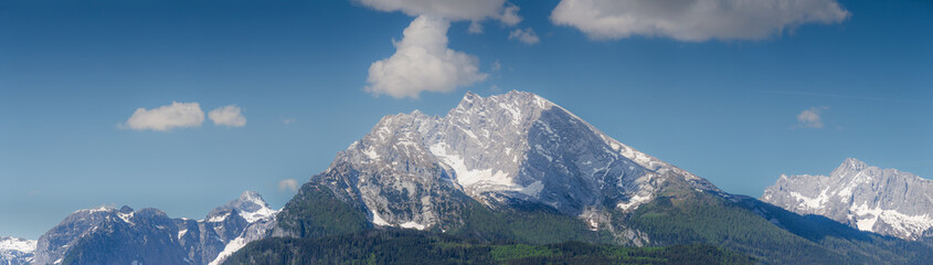 Watzmann mountain near Konigssee lake in Berchtesgaden National Park, Germany