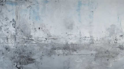 Abstrcat old damaged grunge scratched blue gray concrete cement plaster facade wall texture background, Generative AI