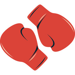Boxing Gloves Illustration