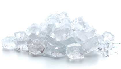 Obraz premium heap of salt isolated on white background with clipping path