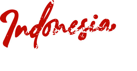 Grunge Indonesian Independence Day Lettering
