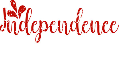 Grunge Indonesian Independence Day Lettering