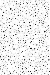 Obraz premium Line Art Dots Pattern