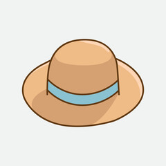 Vector illustration Hat. Vector design Hat. Hat Fashion Vector Cartoon design illustration and icon for website, digital and print
