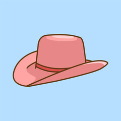 Vector illustration Hat. Vector design Hat. Hat Fashion Vector Cartoon design illustration and icon for website, digital and print