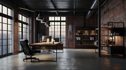 Fototapeta premium interior is an old office