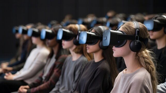 Imagine a virtual reality classroom where students from around the world gather to learn in an immersive environment, breaking geographical barriers and revolutionizing education.