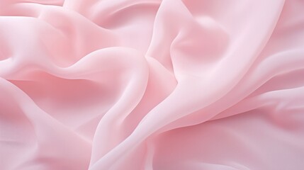 Fototapeta premium Delicate chiffon with pleats and ruffles.