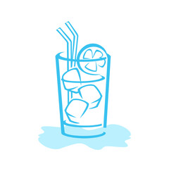 Make a Professional Ice Water Vector