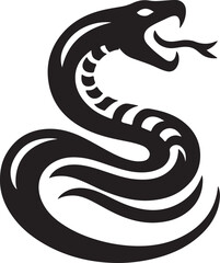 Snake tattoo design silhouette vector art work EPS file