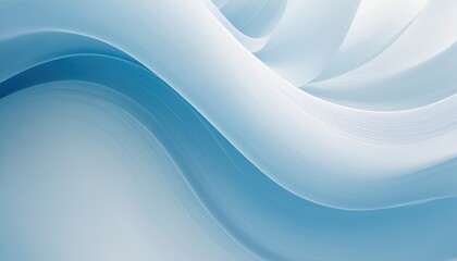 Fototapeta premium Blue and white waves vibrant background with a swirling