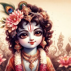 Baby Shree Krishna for Janmashtami | Baby Krishna | Kanha