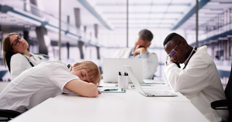 Diverse Bored Meeting Training Presentation