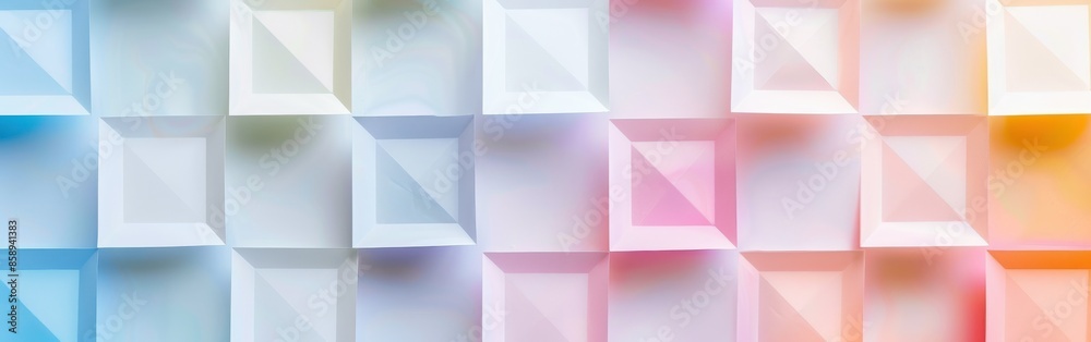 Poster a colorful background with squares of different colors. the squares are arranged in a way that creat