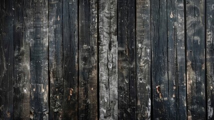 Fototapeta premium Dark Wooden Planks with Distressed Texture