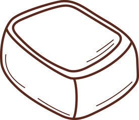 Line Chocolate Doodle