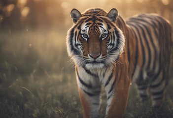 portrait of the Tiger at the wild life