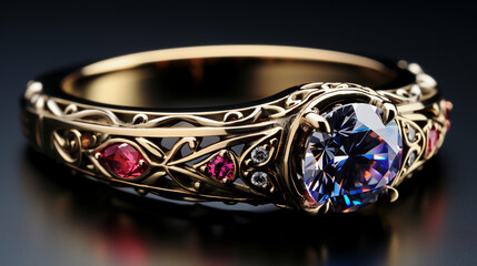 The Unique Journey of a Fiery, One-of-a-Kind Wedding Ring