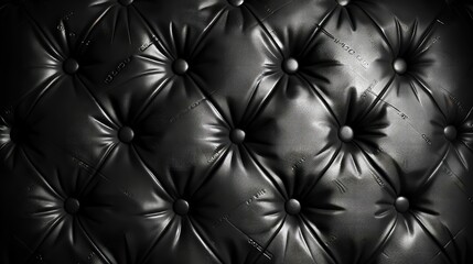 Fototapeta premium Black leather background,Black leather texture.