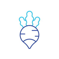 Radish vector icon