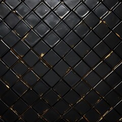 Fototapeta premium Luxury Black Texture with Golden Details