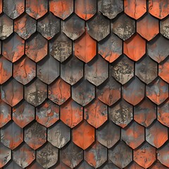 Medieval Shingle Roof Texture