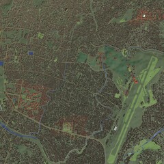 3D illustration of city and urban in Kathmandu Nepal