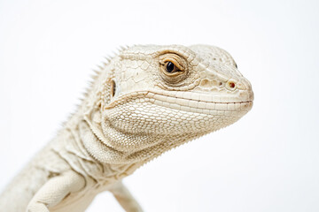Fototapeta premium White Lizard Close-Up