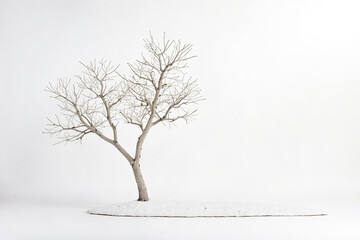 Fototapeta premium Single Bare Tree in Snow