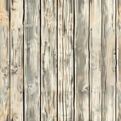 Fototapeta premium The image is a close up of a wooden surface with a grainy texture. The wood appears to be weathered and aged, giving it a rustic and natural feel