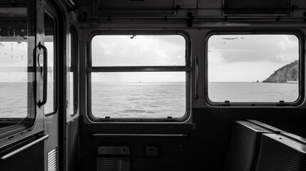 The sound of the trains whistle echoes through the quiet coastal towns signaling its arrival.