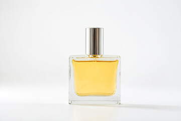 Glass Perfume Bottle With Gold Liquid