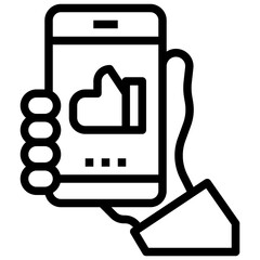 like,electronics,mobile phone,communications,smartphone,hand.svg