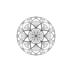 mandala ornemental abstract floral background, , vintage décoration 